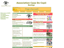 Tablet Screenshot of casadecopii.com